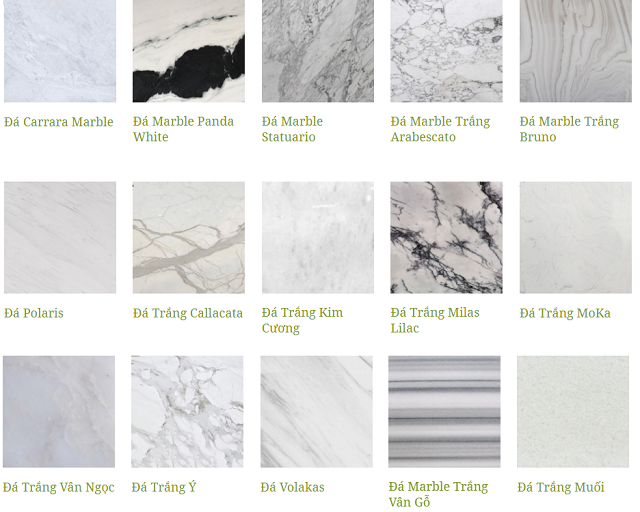 Top 50 map đá marble trắng đẹp nhất