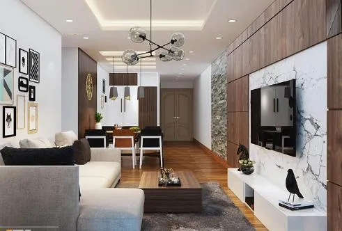 Mẫu Phòng Khách 16m2Hiện Đại