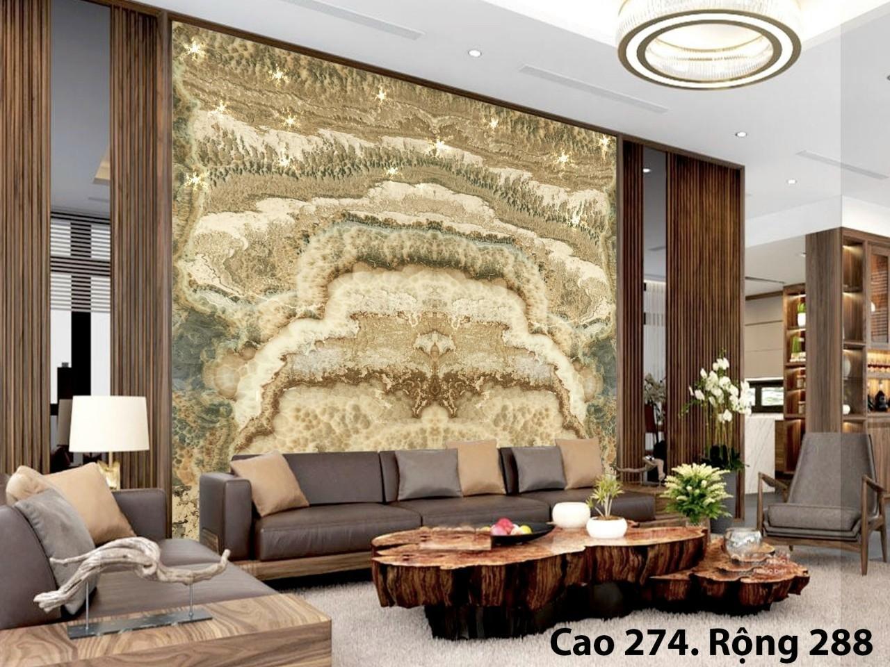 Tranh đá xuyên sáng onyx đa sắc: Điểm nhấn lộng lẫy cho trang trí nội thất