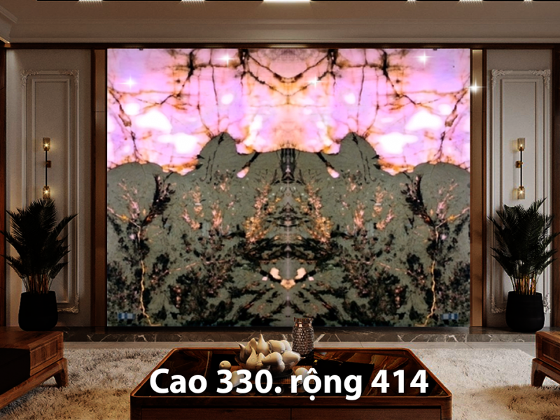 tranh đá đối xứng thạch anh
