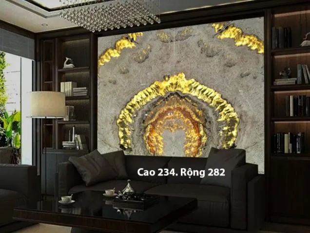Mang lại sự sang trọng và hiện đại cho ngôi nhà của bạn với tranh đá tự nhiên xuyên sáng