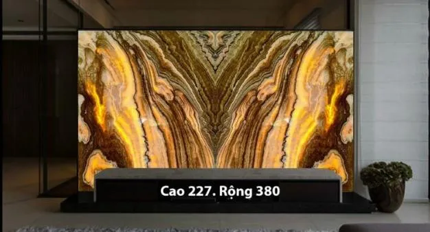 Tranh đá đối xứng onyx