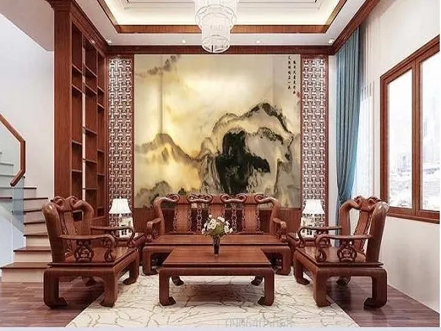 Tranh đá xuyên sáng sơn thuỷ