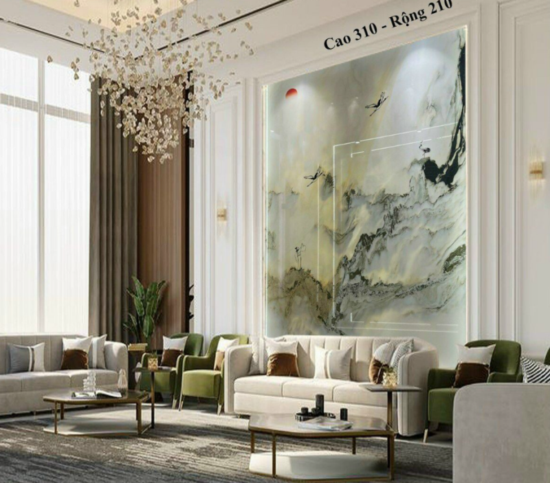 Tranh đá tự nhiên: 15 mẫu đẹp - hiện đại nhất năm nay