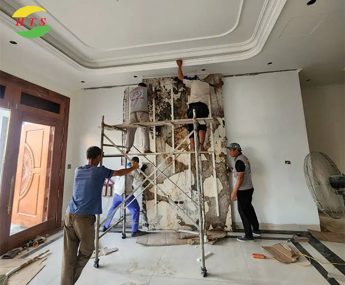 thi công tranh đá hưng thịnh stone