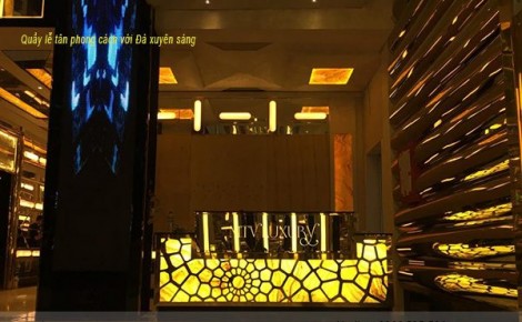 Tranh đá xuyên sáng ốp tường – Giải pháp ánh sáng dành cho không gian đắt giá