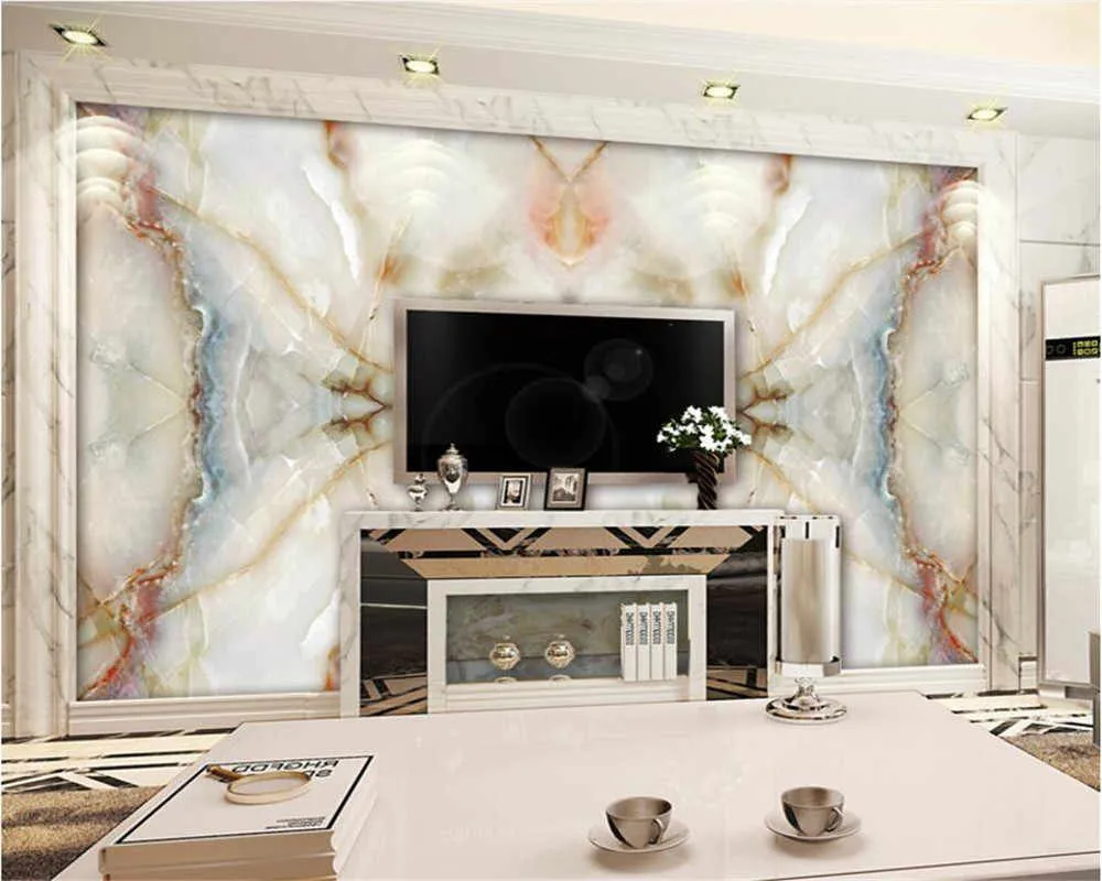 Tranh Đá Marble Làm Vách Ngăn Phòng Khách Phù Hợp Nhất
