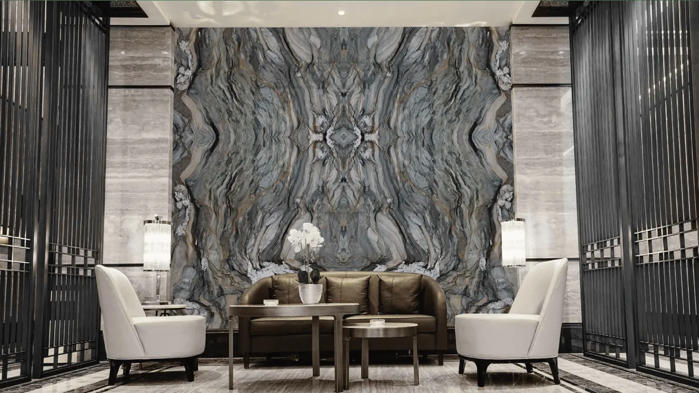 Tranh đá đối xứng granite