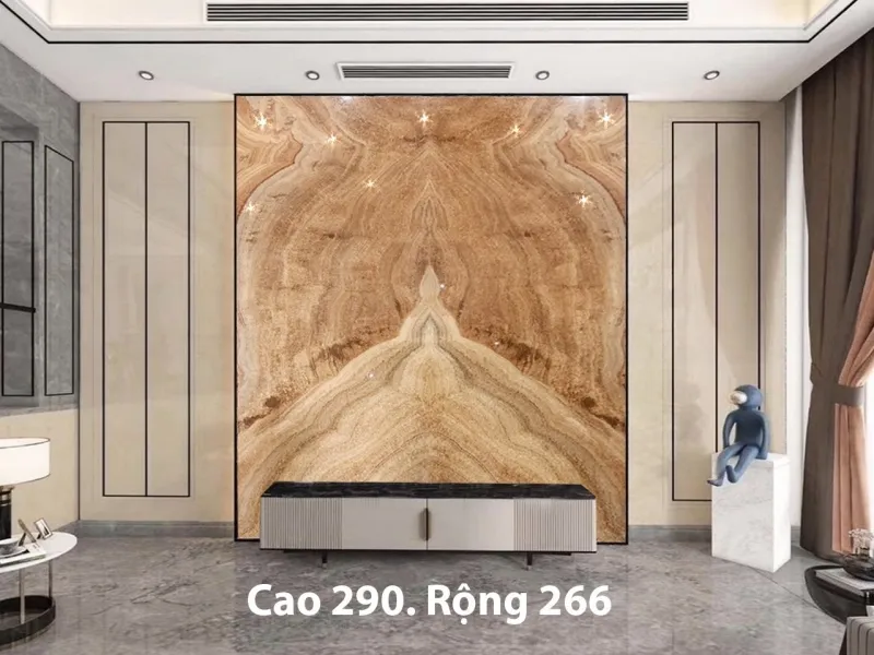 Đá marble vân ghỗ ốp tường