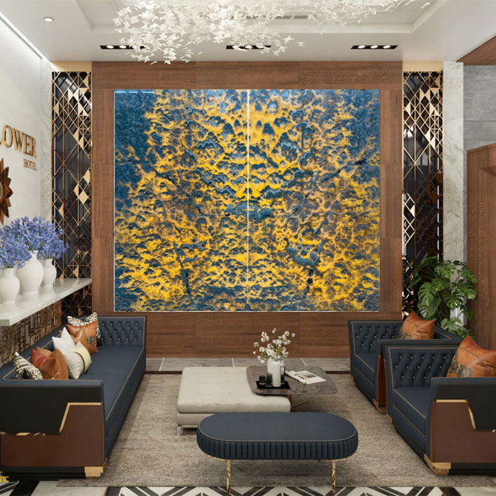 tranh đá onyx xuyên sáng