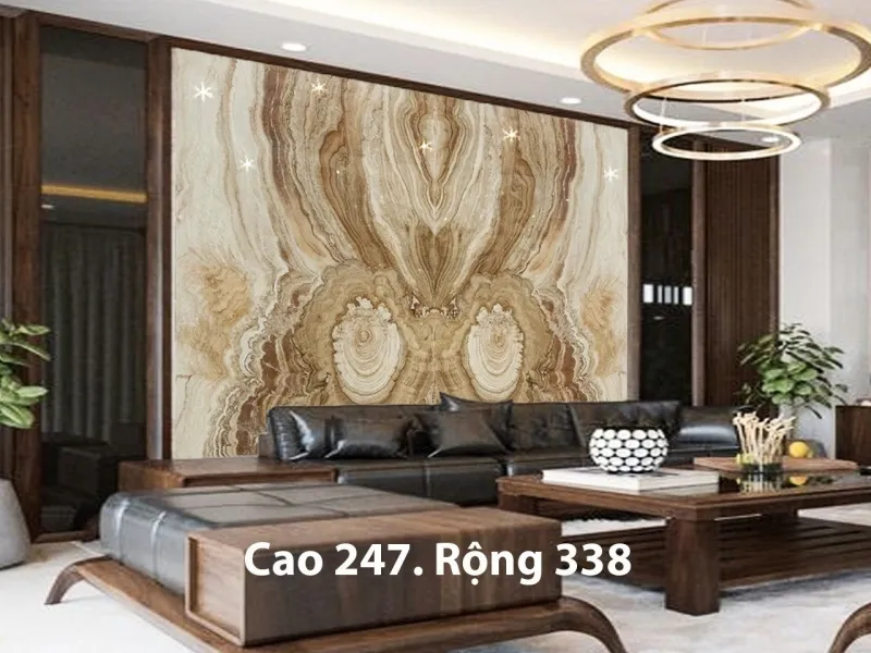 Tranh đá đói xứng trong phòng làm việc