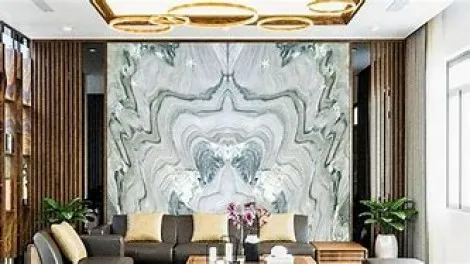 Dòng Đá Ốp Tường Dẫn Đầu Xu Hướng Thiết Kế Nội Thất 