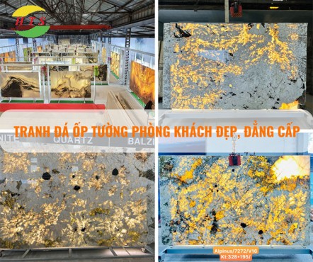 [Top 2026] Xu Hướng Tranh Đá Phòng Khách