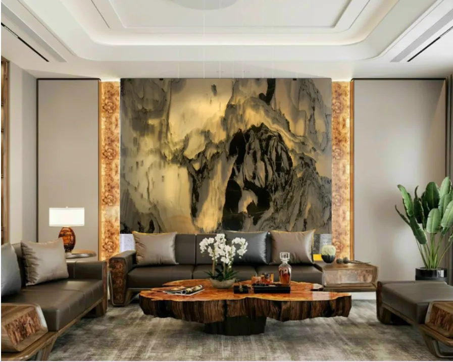 Tranh đá ốp tường phòng khách