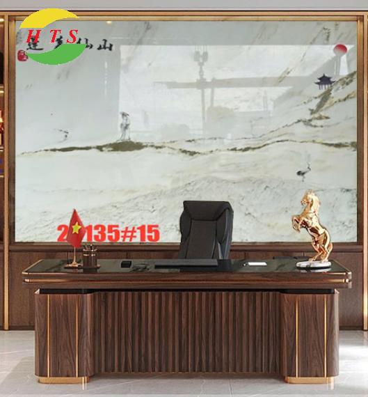 cận cảnh vân đá tranh đá sơn thủy chưa đèn