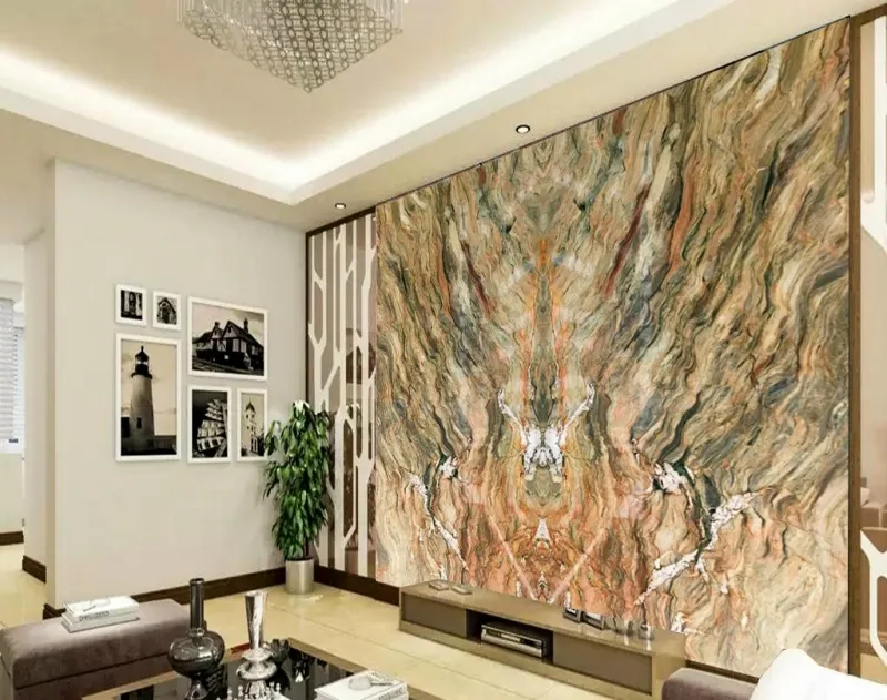 Sử dụng tranh đá thạch anh để tạo điểm nhấn cho nội thất căn hộ chung cư cao cấp