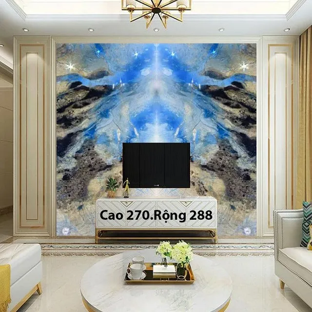 Khám Phá Vẻ Đẹp Sang Trọng Từ Tranh Đá Thạch Anh Tự Nhiên Đối xứng