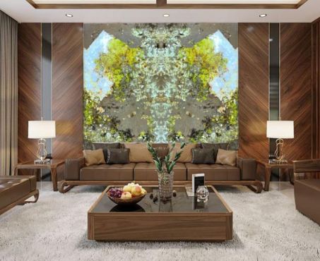 Tranh Đá Đối Xứng – Xu Hướng Trang Trí Cao Cấp Được Ưa Chuộng Hiện Nay