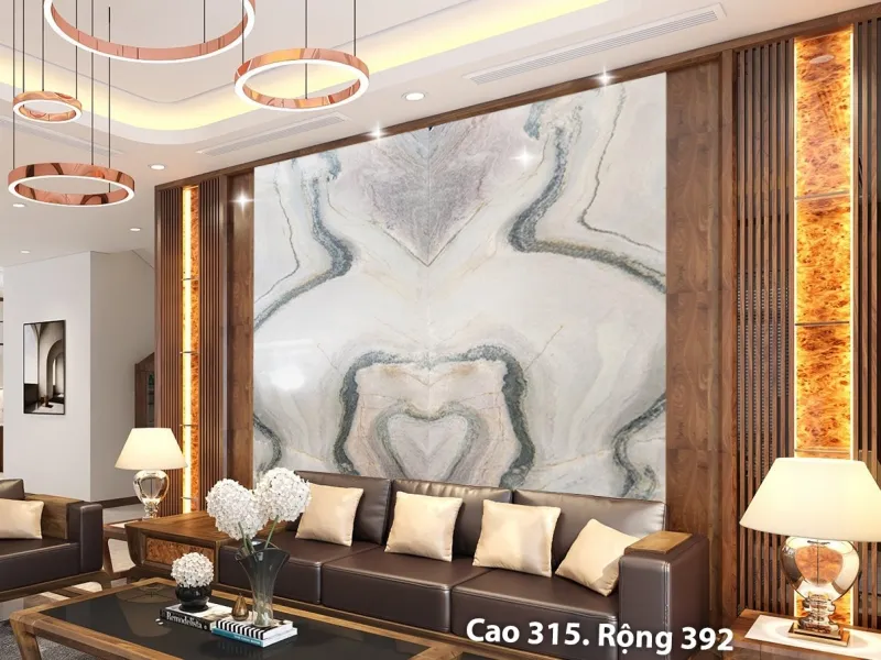 Tranh đá thạch anh ốp tường