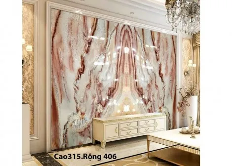Tranh Đá Thạch Anh Tự Nhiên Ốp Tường Phòng Khách