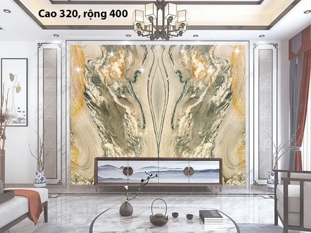 tranh đá tự nhiên ốp tường phòng khách
