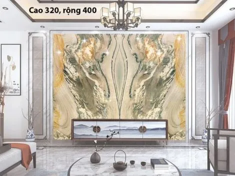 Tranh Đá Đối Xứng Thạch Anh HD-03