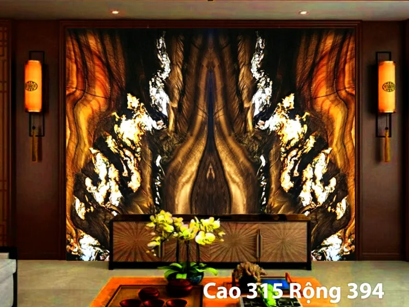 Tranh đá tự nhiên xuyên sáng