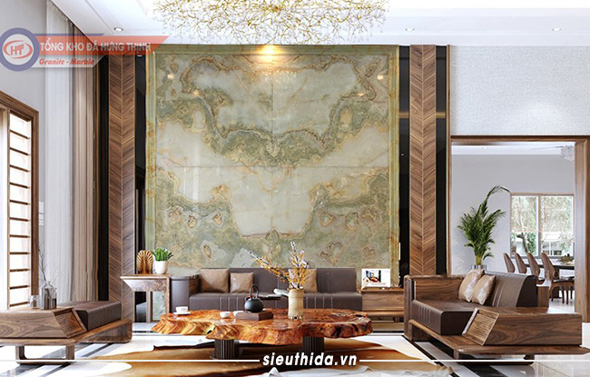 tranh đá marble trắng ngọc