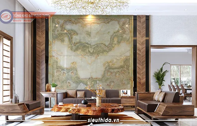 Tranh đá xuyên sáng ngọc trắng
