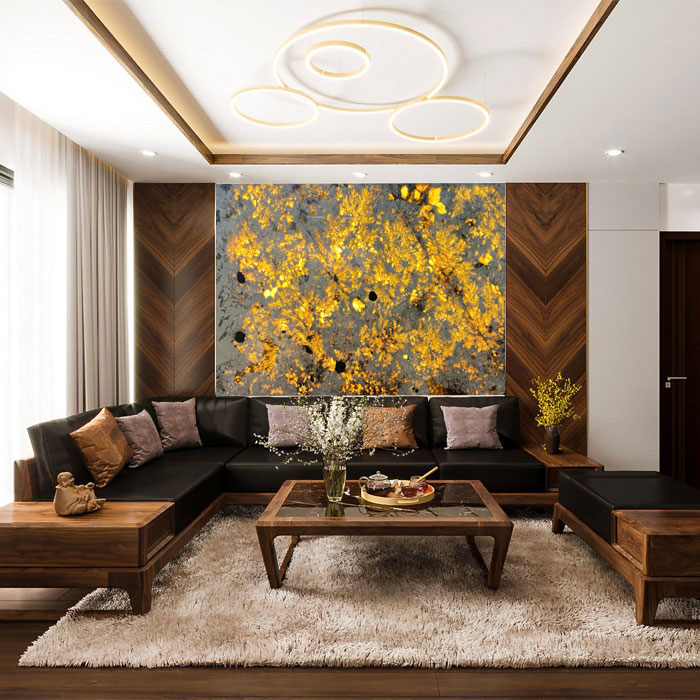 Nội Thất Cao Cấp: Gọi Tên Tranh Đá Xuyên Sáng