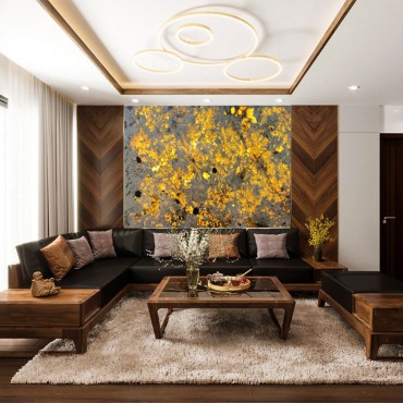Nội Thất Cao Cấp: Gọi Tên Tranh Đá Xuyên Sáng