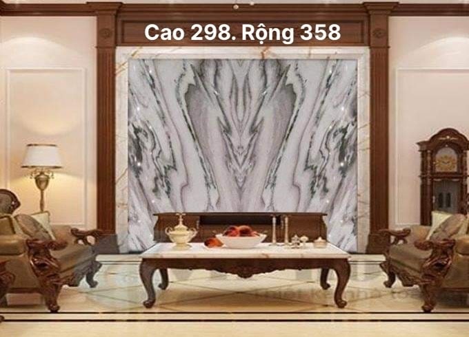 Tạo điểm nhấn đặc biệt cho phòng khách với tranh đá tự nhiên Marble