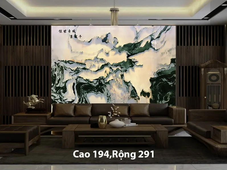 Tranh Đá Sơn Thủy Xuyên Sáng: Vẻ Đẹp Phong Thủy Từ Đá Tự Nhiên