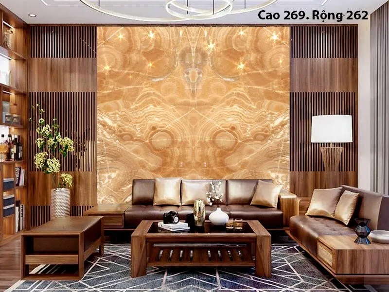 Đặc Tính Nổi Bật Của Tranh Đá Ốp Tường Phòng Khách