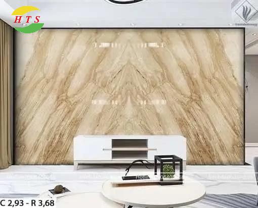 vách tivi ốp đá marble