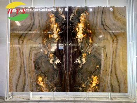 Tranh Đá Thạch Anh Đối Xứng HTS-AP90