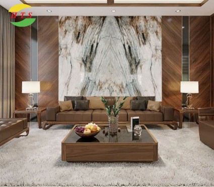 Tranh Đá Đối Xứng Thạch Anh HTS -PH66