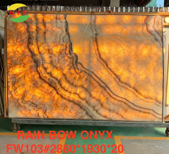 tranh đá xuyên sáng onyx
