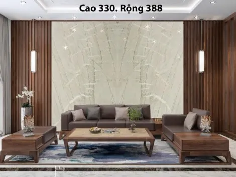 Tranh Đá Thạch Anh Màu Trắng Ngà
